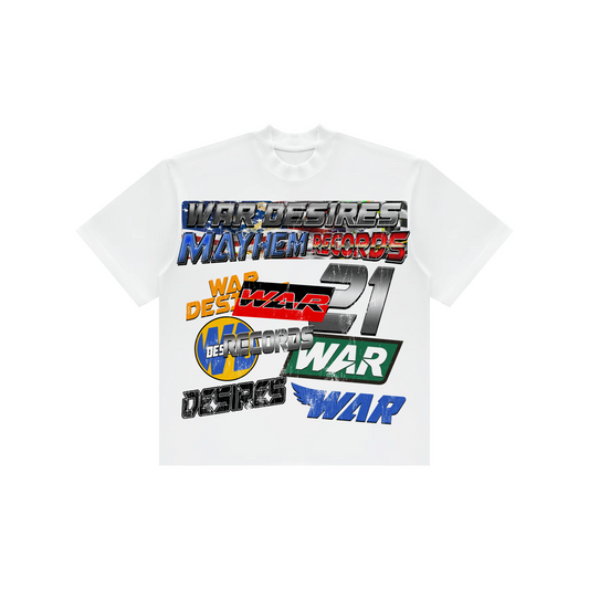 White Shirt Heavy Weight 16s - War Desires