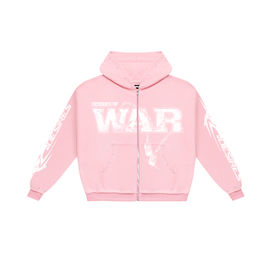Pink Hoodie - War Desires